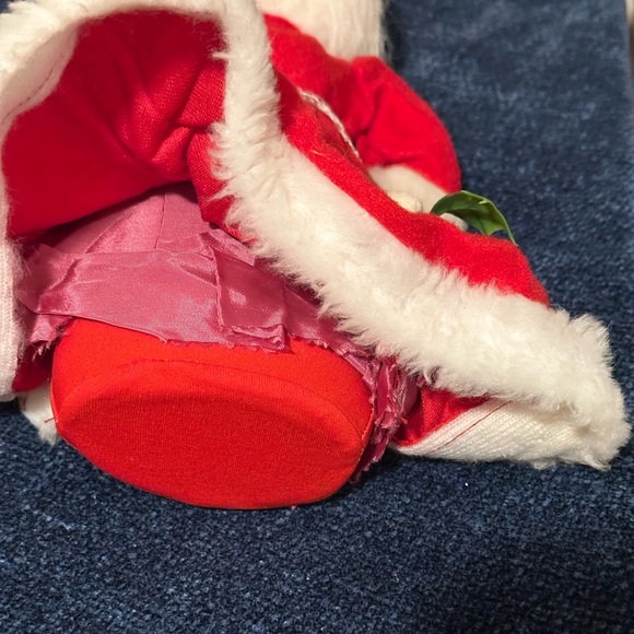 Cute Mrs Claus! She wears a soft velvety dress and has adorable glasses. - Picture 5 of 8